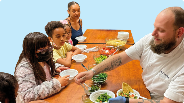 Sharing healthly food for diabetes